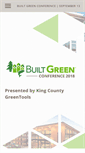 Mobile Screenshot of builtgreenconference.net